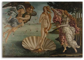 Gario Obraz na plátne Zrodenie Venuše - Sandro Botticelli, reprodukcia Rozmery: 120 x 80 cm