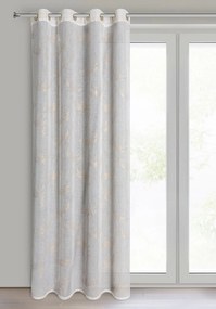 ZÁCLONA NA KRÚŽKOCH AMALIA 140X250 CM VZOROVANÁ