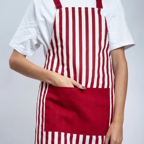 Kuchynská zástera TRUDY červená 703430