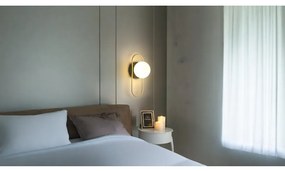 Toolight Toolight, nástenné svietidlo 1xE27 APP1756-1W, zlatá matná-biela, OSW-04316