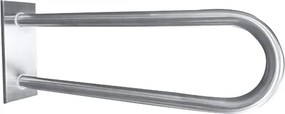 Bemeta Design HELP: Madlo, 850 mm, v tvare U, s krytkou, nerez, mat - 301707322