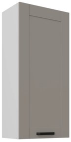 Horná kuchynská skrinka Lucid 50 G-108 1F (korpus: biela + front: mdf claygrey). Vlastná spoľahlivá doprava až k Vám domov. 1134676