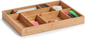 Organizér do šuplíku s přepážkami - 9 přihrádek, bambus ZELL 32 x 44 cm