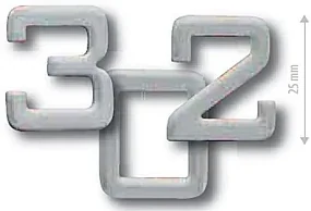 Nalepovacie domové číslice COBRA 25 mm (NEREZ), 7, COBRA IN (nerez)