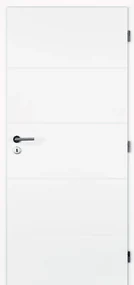 Doornite Quatro Interiérové dvere 90 P, 946 × 1983 mm, lakované, pravé, biele, plné