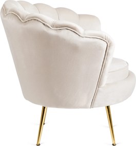 PROXIMA.store - Glamour kreslo ANGEL FARBA: krémová