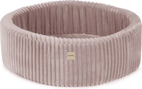 Suchý bazén okrúhly 90x30 cm – ružový Puffy Lamell + 200 perleťových guličiek