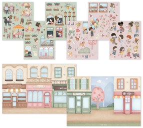 Knižka so samolepkami Nakupovanie Rosa