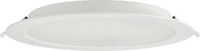 LED ZÁPUSTNÉ 24W OKRÚHLE STROPNÉ SVIETIDLO NEUTRÁLNA BIELA 4000K 2640lm Očko