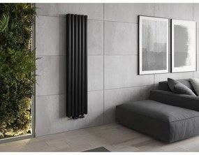 Mexen Dallas, vykurovacie teleso 1600 x 360 mm, 1039 W, čierna, W214-1600-360-00-70