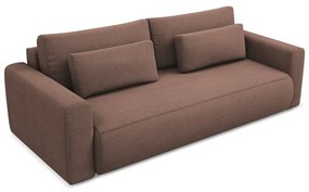 Ružová rozkladacia/s úložným priestorom pohovka 238 cm Kapua – Makamii