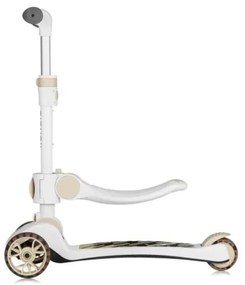 Lionelo - Detská kolobežka 2v1 FRANKY biela/béžová