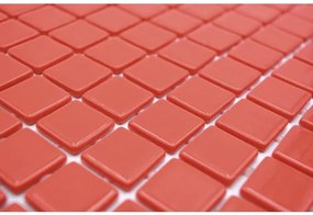 Sklenená mozaika VP25808PUR štvorcová ECO LISOS red 25 PUR 31,6x31,6 cm