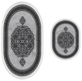 Sada 2 kusov kúpeľňových podložiek Orient Ornamental Grey