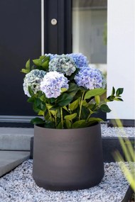 Kvetináč TROPICO, sklolaminát, výška 38 cm, antracit