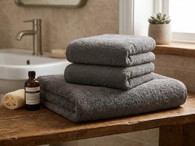 Osuška NORIELLE 70x140 cm tmavosivá, 100% bavlna