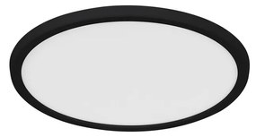 NORDLUX Inteligentné stropné svietidlo LED OJA, 15 W, teplá a studená biela, 30 cm, čierna