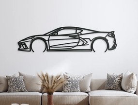 drevko Nálepka 21 C8 Corvette Rozmer obrazu: 22 x 86 cm, Farba dekorácie: Čierna