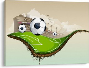 Obraz - Futbalové ihrisko (70x50 cm)