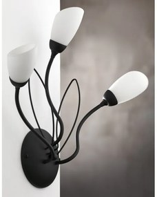 Jupiter 2059 - Nástenné svietidlo GLORIOSA 3xG9/14W/230V čierna