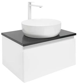 Kúpeľňová skrinka s krycou doskou SAT B-WAY 59x30x45 cm biely lesk BWAY60WTKUB, 1 ks