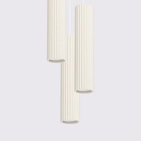 Sollux SL.1595 - Luster na lanku KARBON 3xGU10/10W/230V krémová