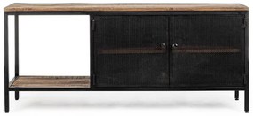 Tv stolík roderic čierny 120 x 52 cm MUZZA