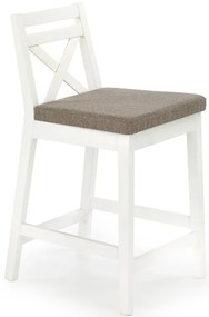 Barová Stolička Borys Low Biely