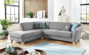XXXLutz ROHOVÁ SEDAČKA, textil, strieborná Sit & More - Sedačky - 000144005320