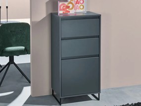 Komoda so šuplíkmi Cologne, 50 cm, antracitová