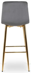 PROXIMA.store - Jedálenská barová stolička ARIEL FARBA: sivá