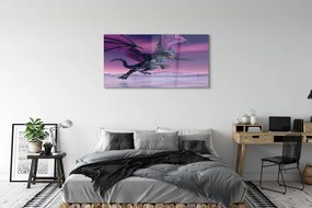 Obraz plexi Dragon pestré oblohy 125x50 cm