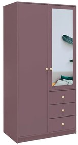 Skriňa Siena 2 D2 slivka / zrkadlo