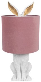White&Pink RABBIT veľkonočné svietidlo