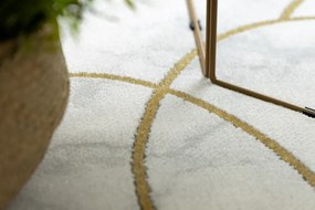 styldomova Krémovo-zlatý koberec Glamour Emerald 1016