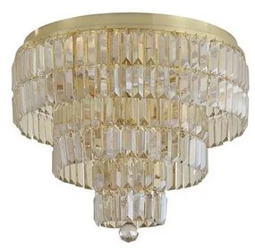 Searchlight 61321-6SB - Stropné svietidlo EMPIRE 6xE14/60W/230V IP44