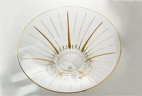 KRIŠTÁĽOVÁ MISA BOHEMIA PRESTIGE TIMELESS GOLD 320MM