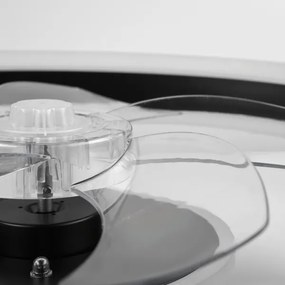 LED Stropné svietidlo s ventilátorom APOLLO LED/38W/230V čierna + DO