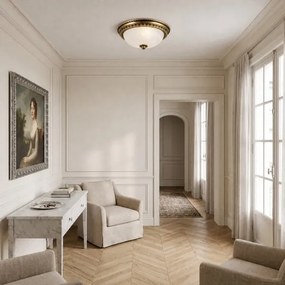 Brilagi - Stropné svietidlo FRESCO 2xE27/40W/230V, priemer 30 cm, mosadz