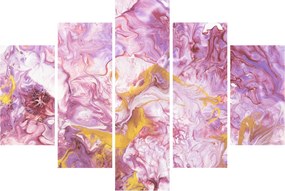 Obraz - Ružová abstrakcia (150x105 cm)