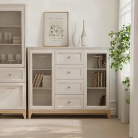 Dizajnová komoda DANNA 140 cm kašmír