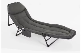 Skladacie turistické lehátko 200 × 64 cm s vreckom