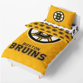 NHL Hokejové obliečky Boston Bruins Shields 140x200/70x90 cm
