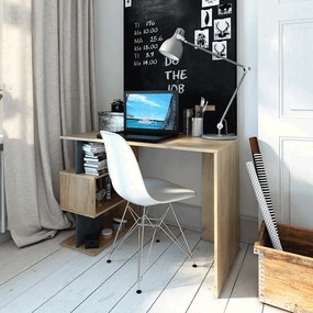 PC stolík Abaras (dub artisan + grafit). Vlastná spoľahlivá doprava až k Vám domov. 1033970