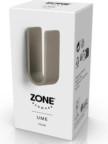 Nástenný kovový háčik taupe Ume – Zone