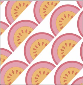 Bielo-zlaté papierové obrúsky Ornament - 33 * 33 cm (20ks)