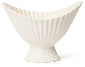 Misa Fountain Bowl, malá – sivobiela