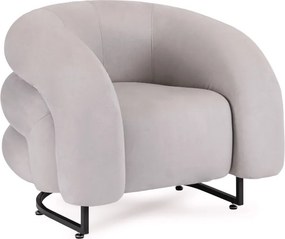 Kreslo CARMINE Grey Velvet