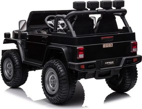 JOKOMISIADA Detské autíčko na batérie pre 2 osoby Toyota Land Cruiser PA0285 čierne
