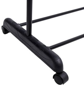 Vešiakový stojan na kolieskach IDA čierny